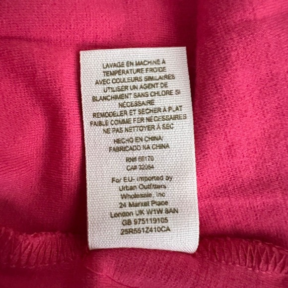 Free People Dress Womens XS Pink Garden Sleeve Embroidered Skater Dress Bohemian - Picture 7 of 7